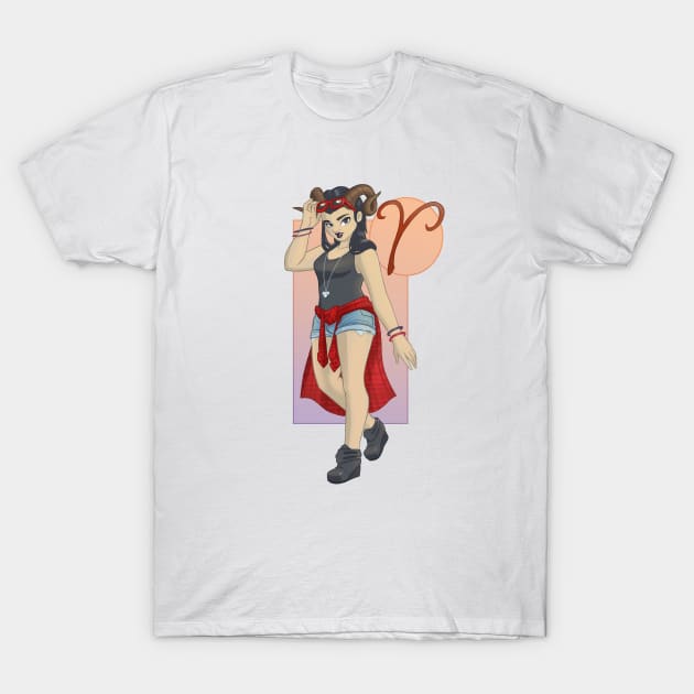 Monster Girls - Aries T-Shirt by jpowersart